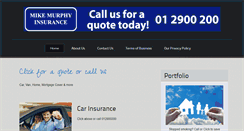 Desktop Screenshot of mikemurphyinsurance.ie